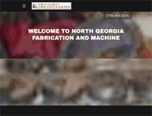 Tablet Screenshot of northgafab.com